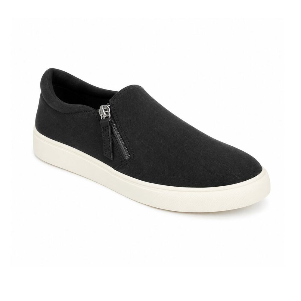 Kensie Soren Women’s Slip On Sneaker Size 6.5 Black Platform Casual Comfort Shoe